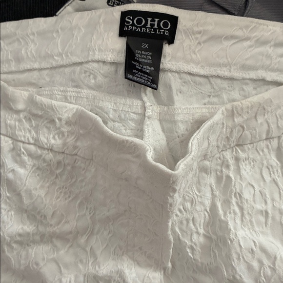 Soho Apparel Ivory Textured Blouse - Picture 1 of 3